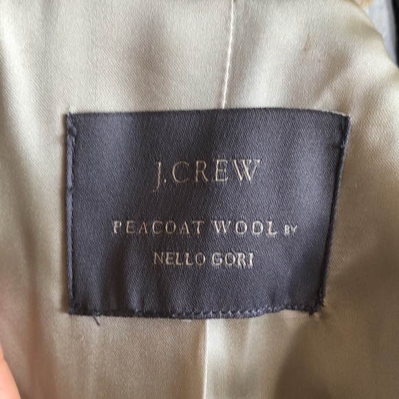 J Crew by Nello Gori belted peacoat - Picture 5 of 8